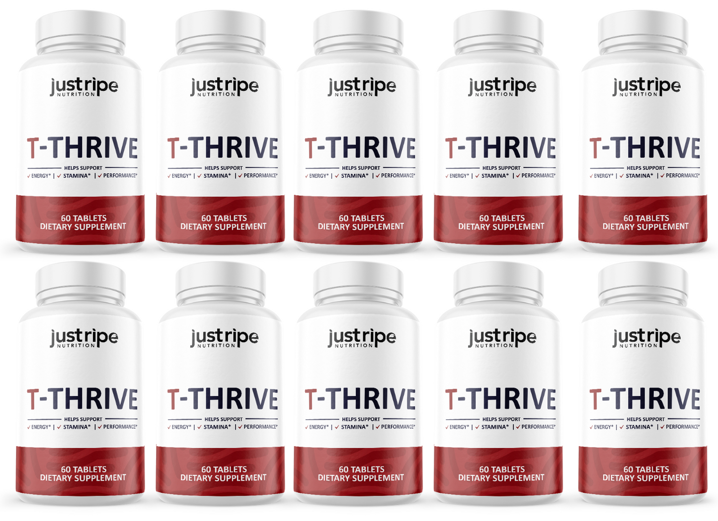 T-Thrive Mens Health Supplement, 10 Pack