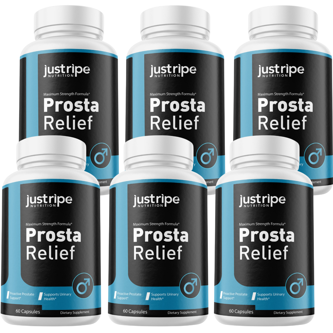 6 Pack Prosta Relief Urinary Tract Healthy Bladder - 60 Capsules