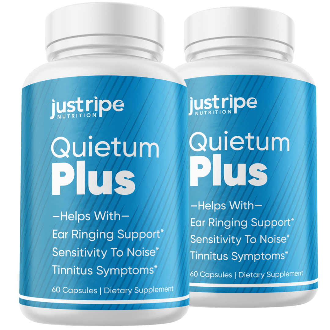 2 Pack Quietum Plus Tinnitus Relief Supplement Ear Ringing Support