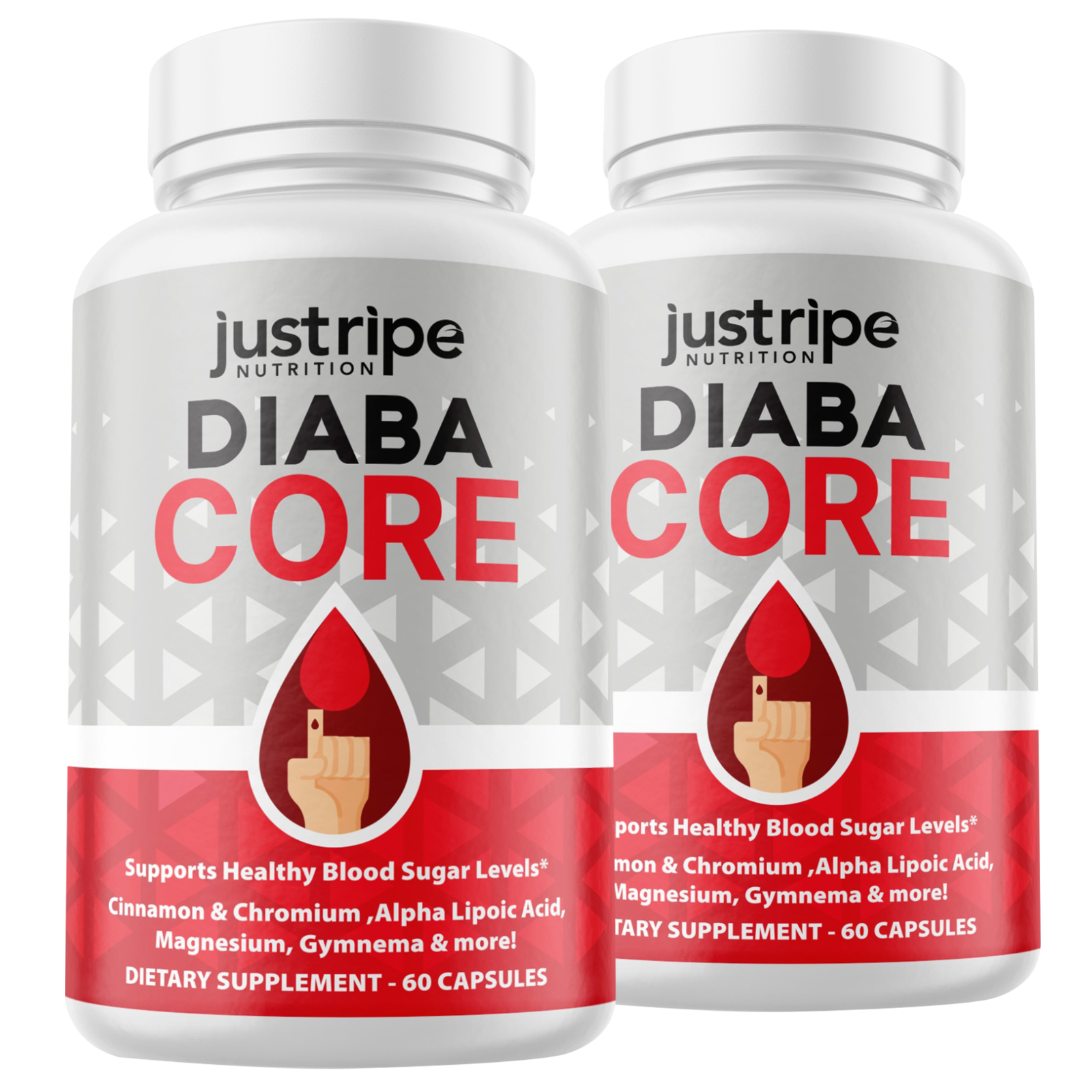 2 Pack DiabaCore - Blood Sugar Formula, Natural ingredients for health levels