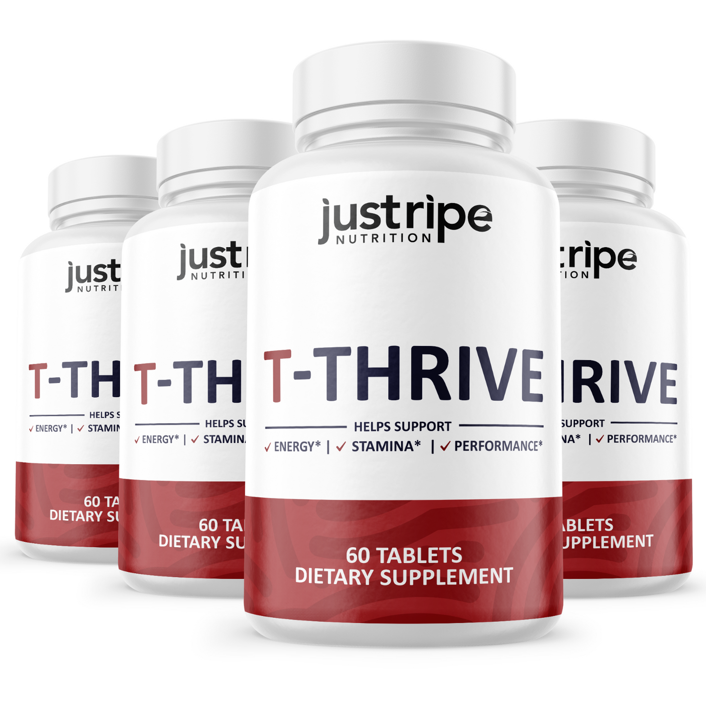 4 Pack T-Thrive Mens Health Supplement - 60 Capsules