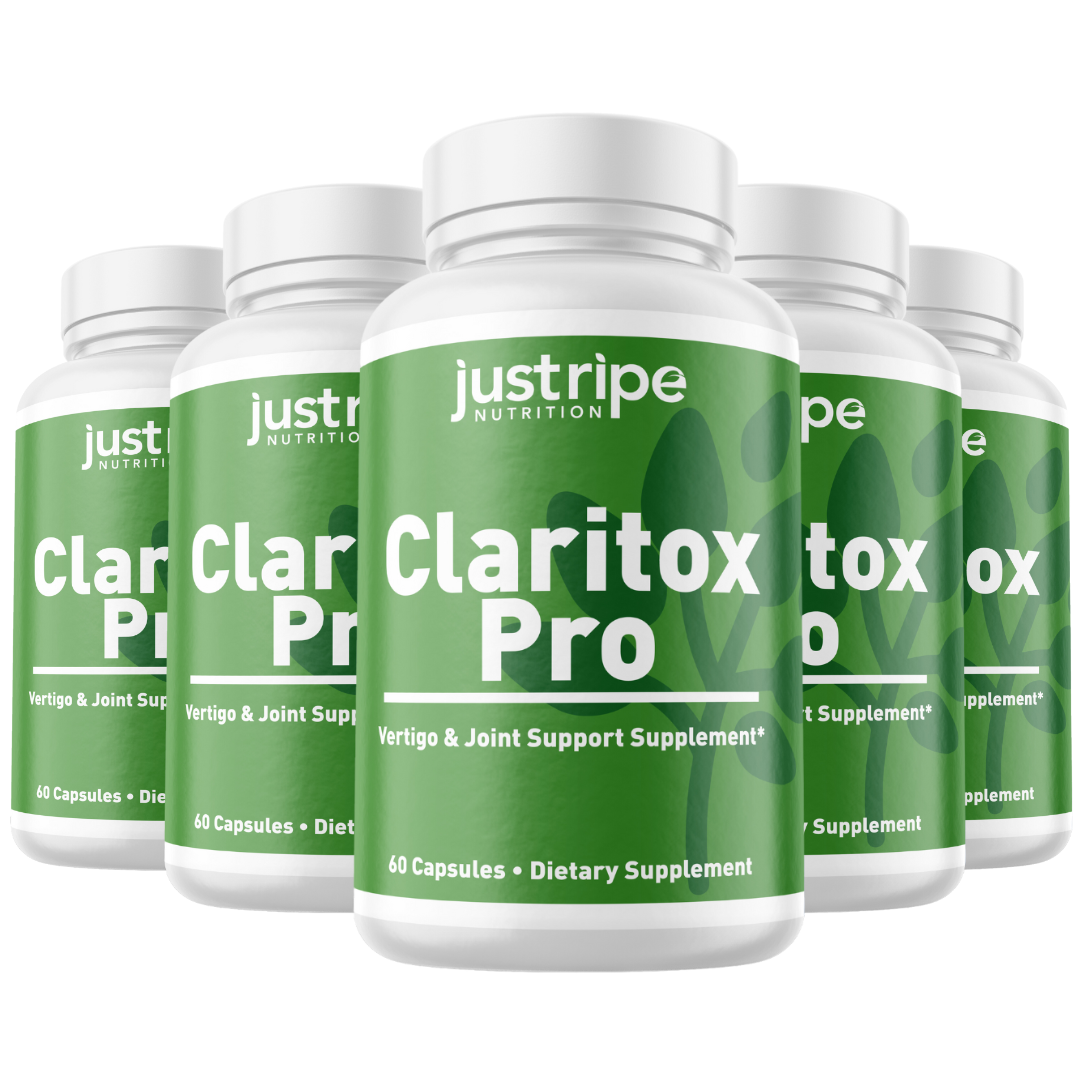 5 Pack Claritox Pro Dietary Supplement 60 Capsules