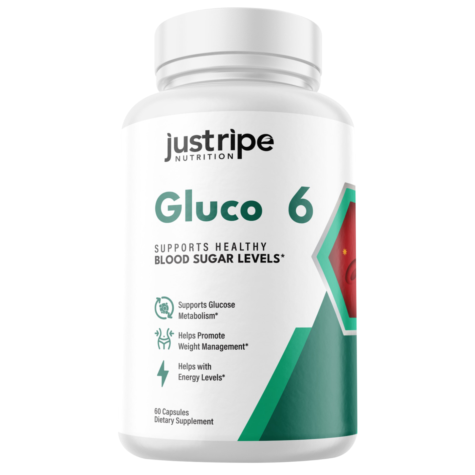 Gluco6 Supplement Advanced Formula Supports Healthy Blood Levels -60 Capsules