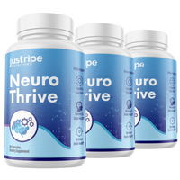 3 Pack Neuro-Thrive Supports Cognitive Function Memory & Brain Health - 60 Caps