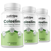 3 Pack Coloslim - Gental Colon Cleanse For Digestive Health & Gut Flora- 60 Caps
