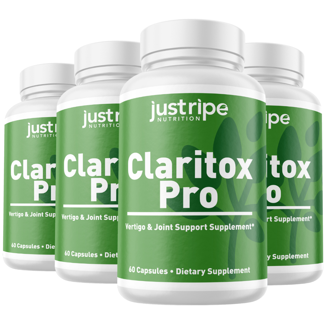 4 Pack Claritox Pro Dietary Supplement 60 Capsules