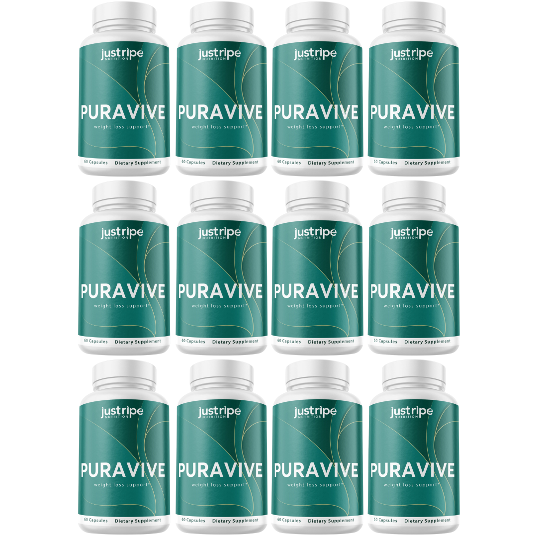 12 Pack Puravive Weight Loss Support 60 Capsules