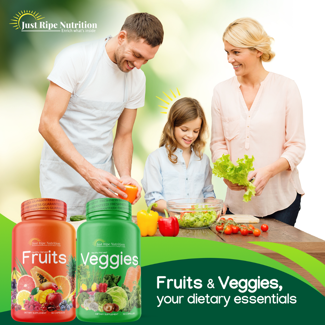 Fruits and Veggies Supplement By Just Ripe Nutrition 90 Fruits 90 Vegg ...