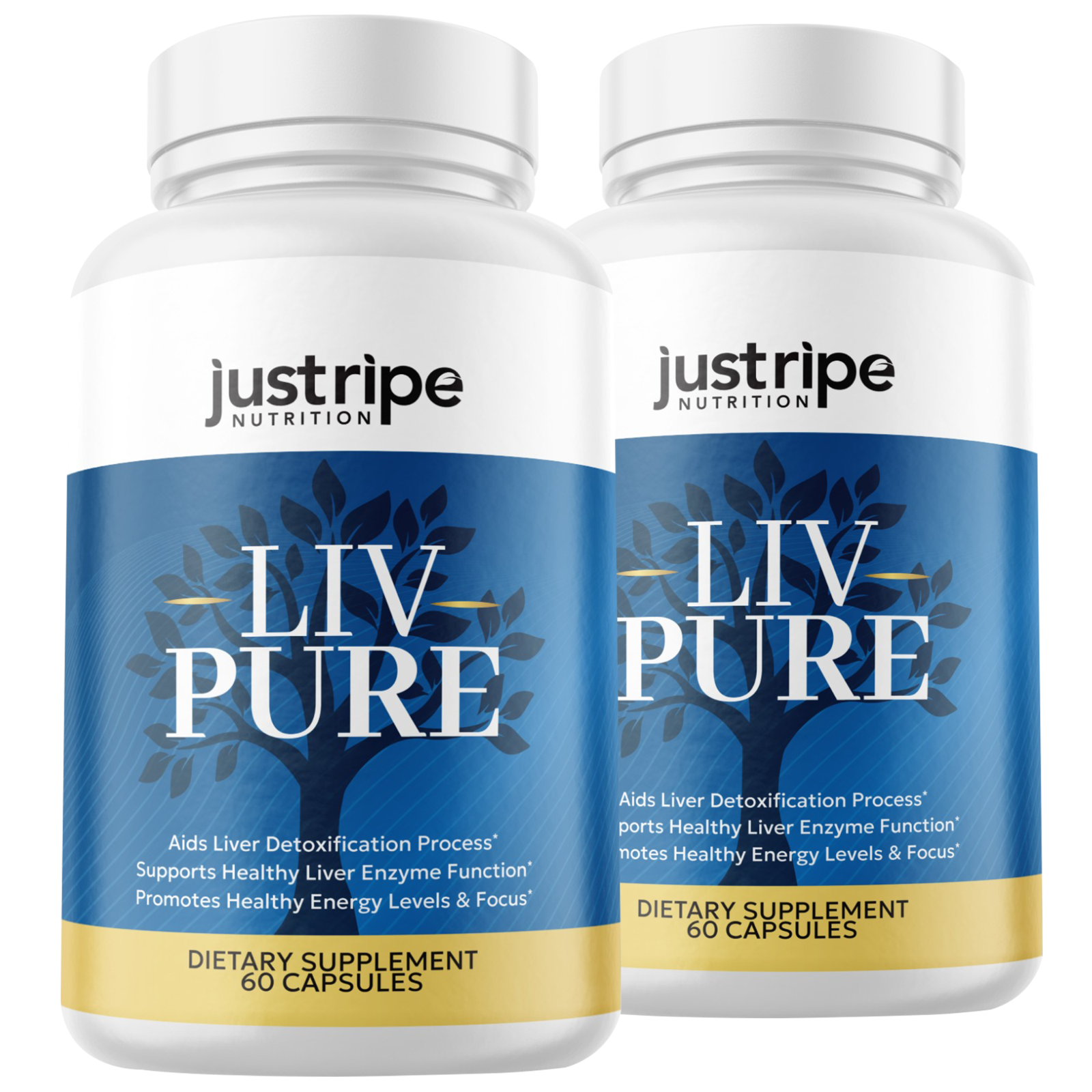 2 Pack LivPure Capsules For Liver Detox Support - Liv Pure Liver Health Formula