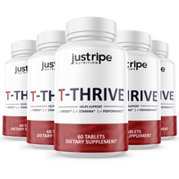 5 Pack T-Thrive Mens Health Supplement - 60 Capsules