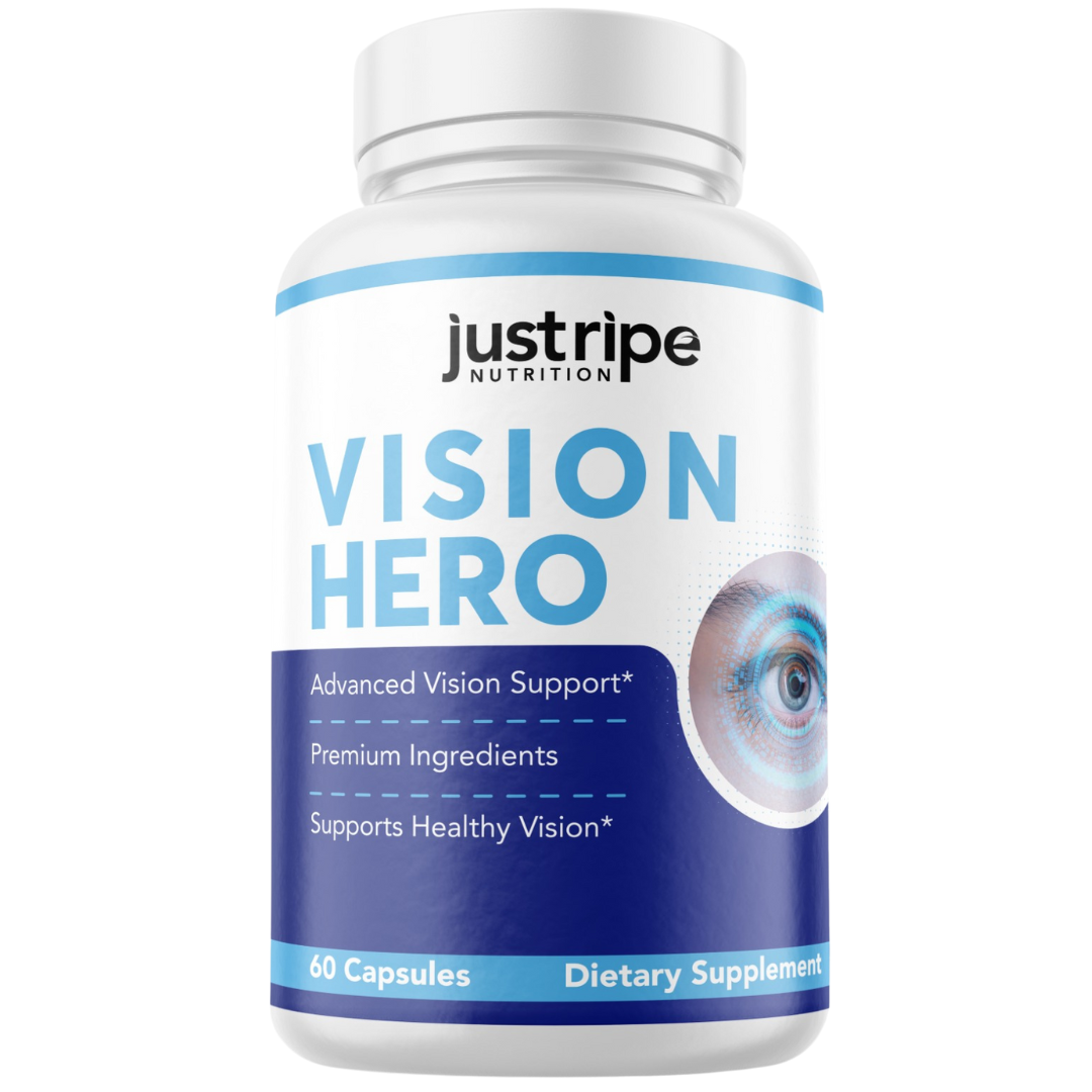 Vision Hero Eye Supplement VisionHero Supports Healthy Vision (60 Capsules)