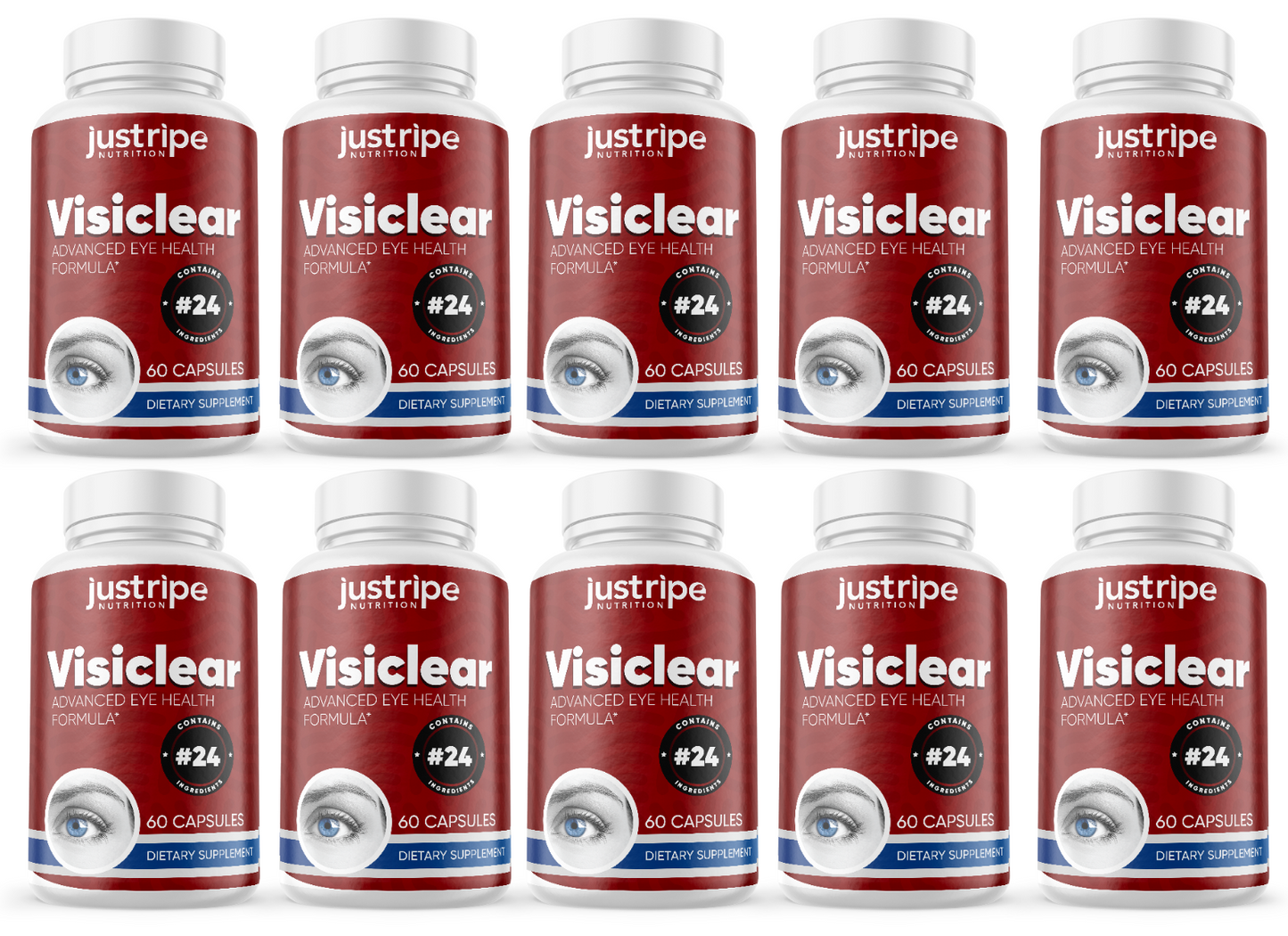 VisiClear Advanced Eye Formula for Eyes Supplement Formula, 10 Pack