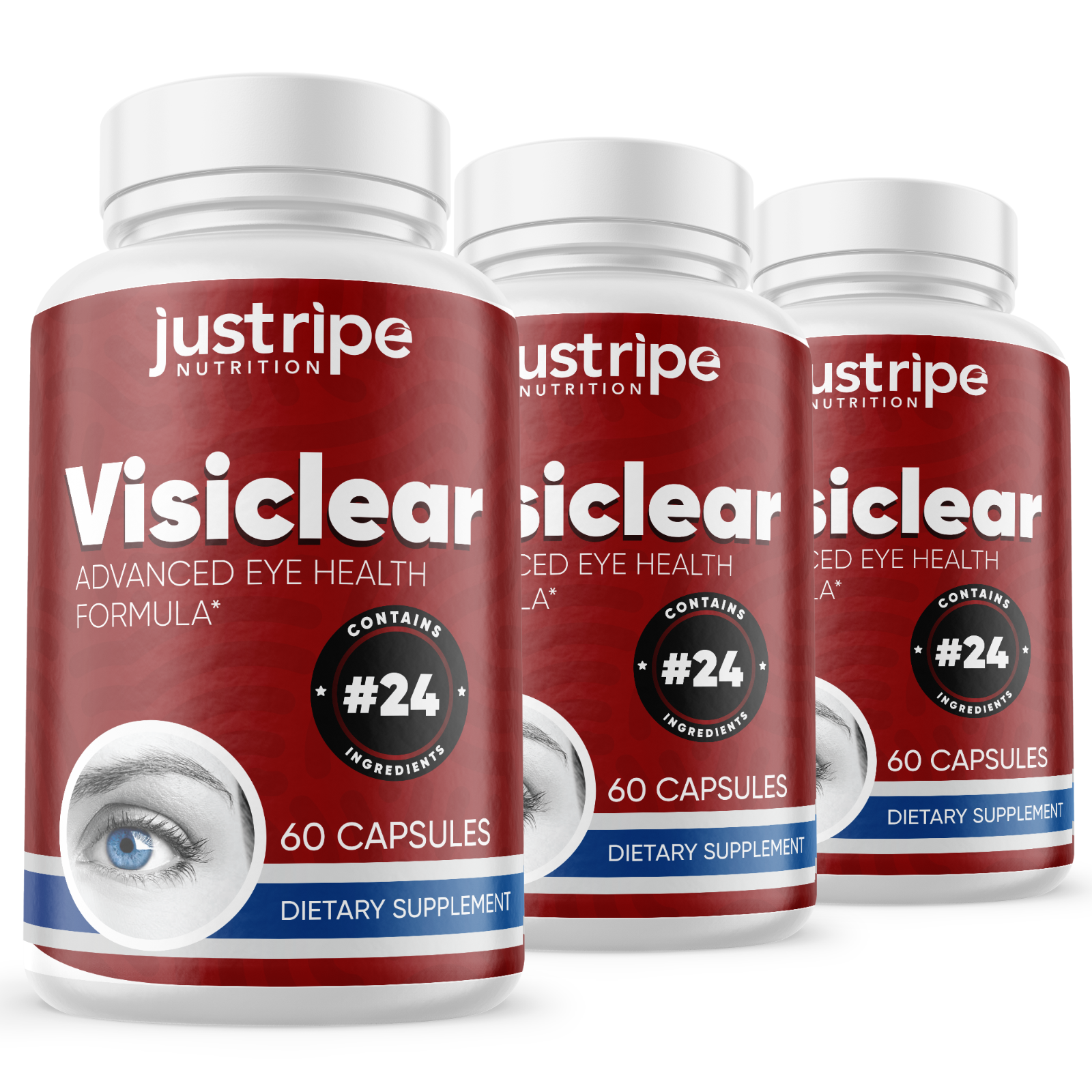 3 Pack VisiClear Advanced Eye Formula for Eyes Supplement Formula