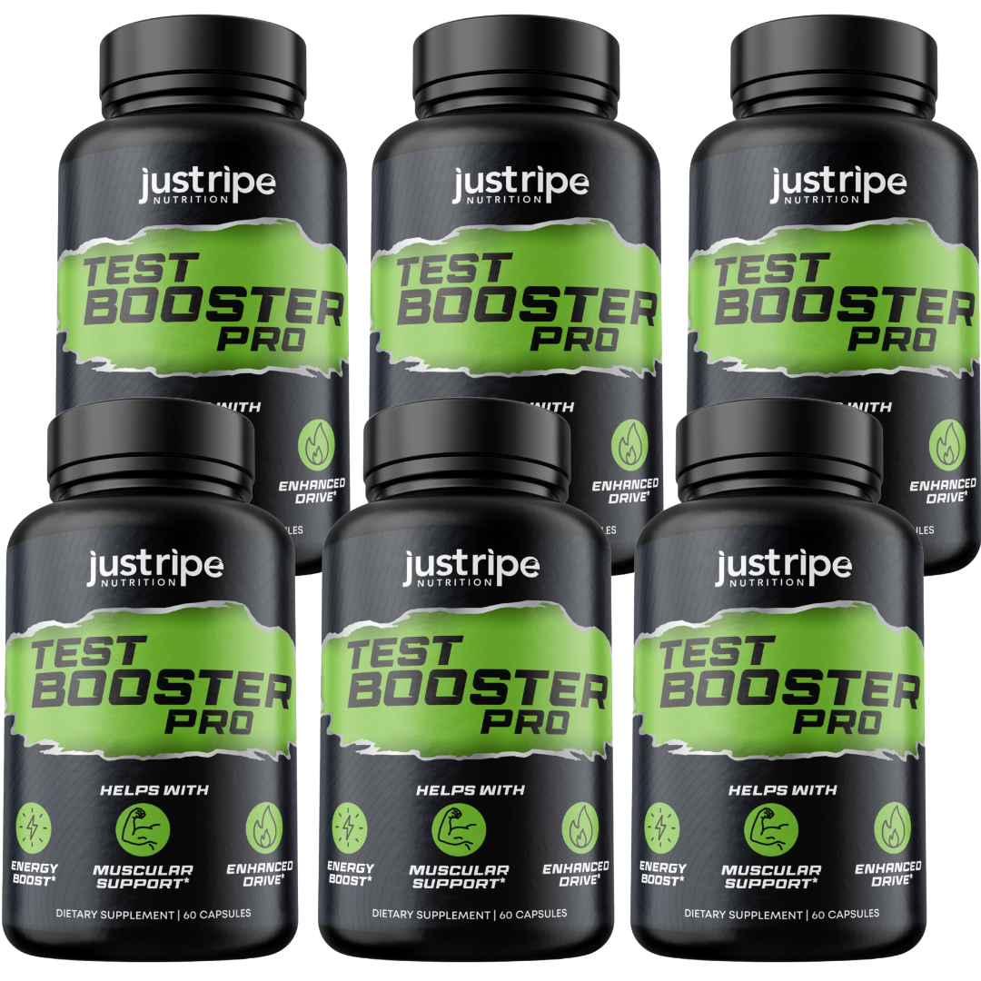 6 Pack TestBooster Pro Capsules Male Enhancement - Performance for Men- 60ct