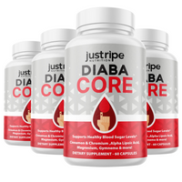 4 Pack DiabaCore - Blood Sugar Formula, Natural ingredients for health levels